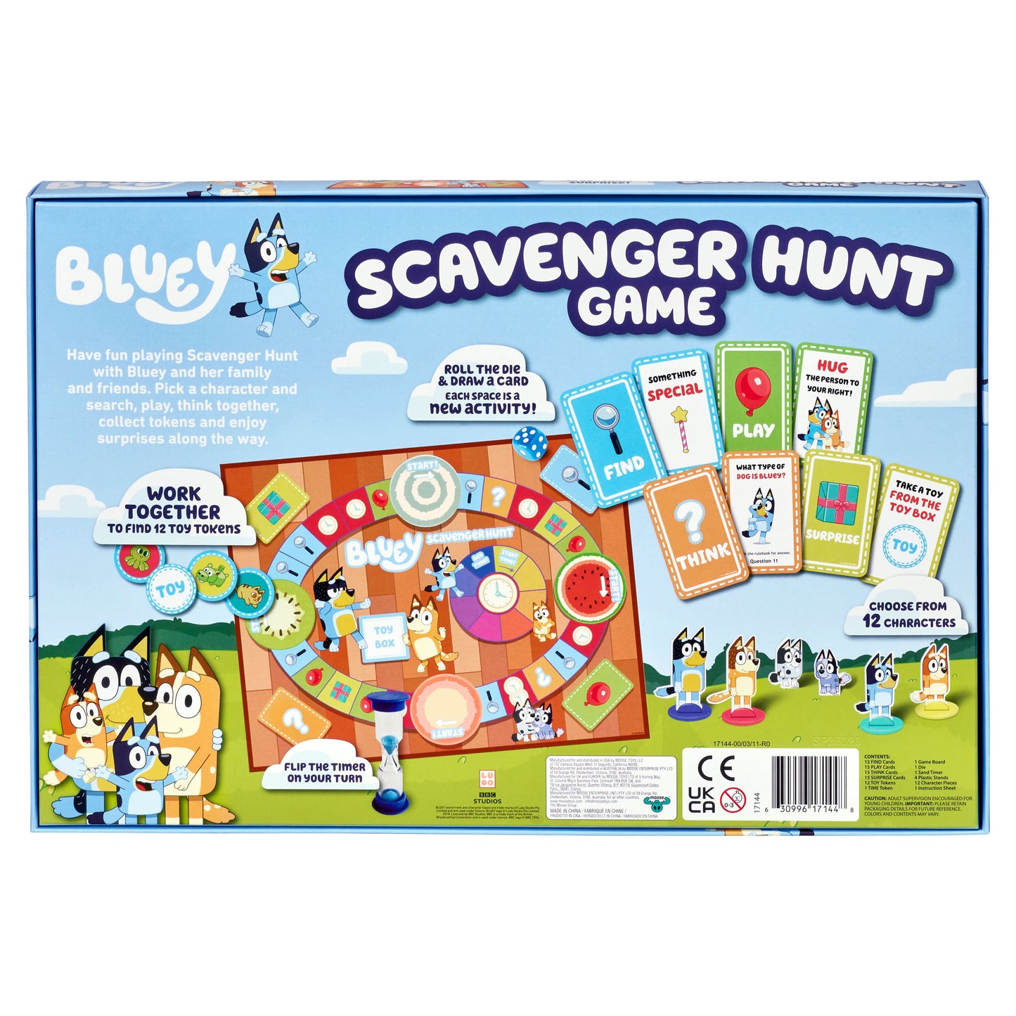 , Scavenger Hunt Game, Family Board Game, Games for Kids Ages 3+