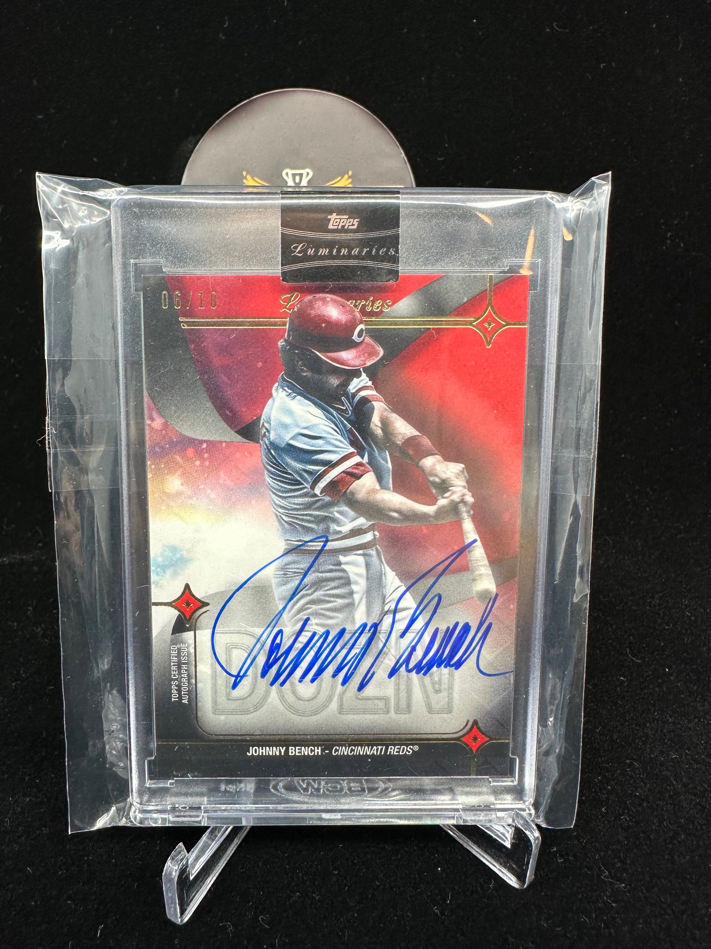 2023 Topps Luminaries Johnny Bench Auto /10