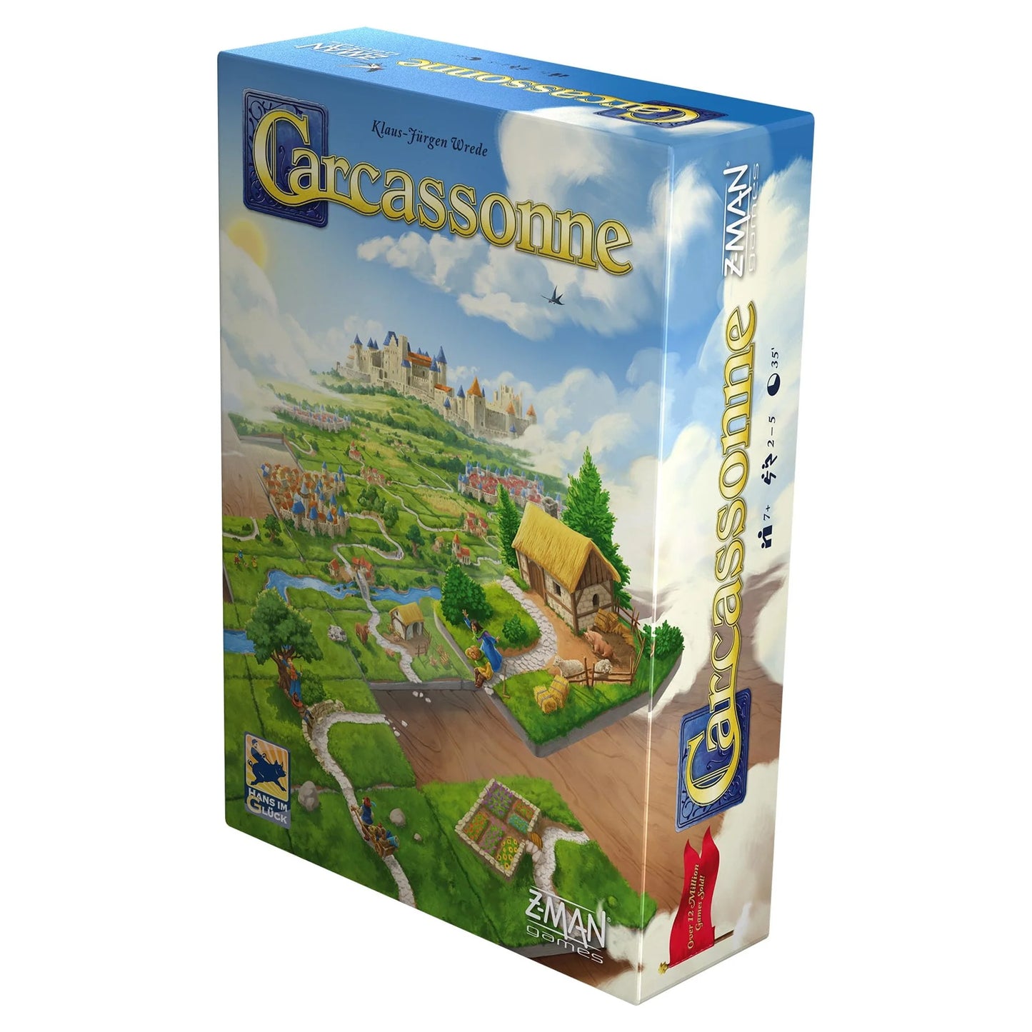 Carcassonne Family Strategy Board Game for Ages 7 and Up, from