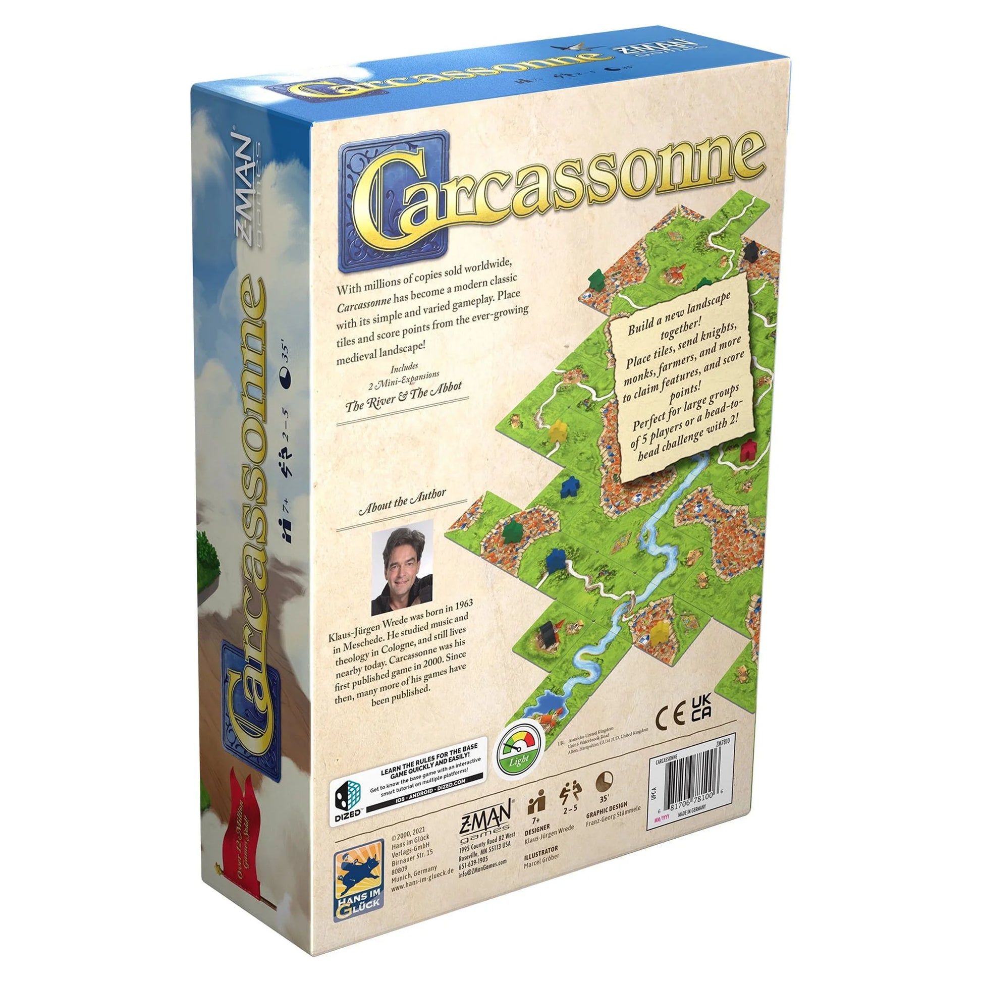 Carcassonne Family Strategy Board Game for Ages 7 and Up, from