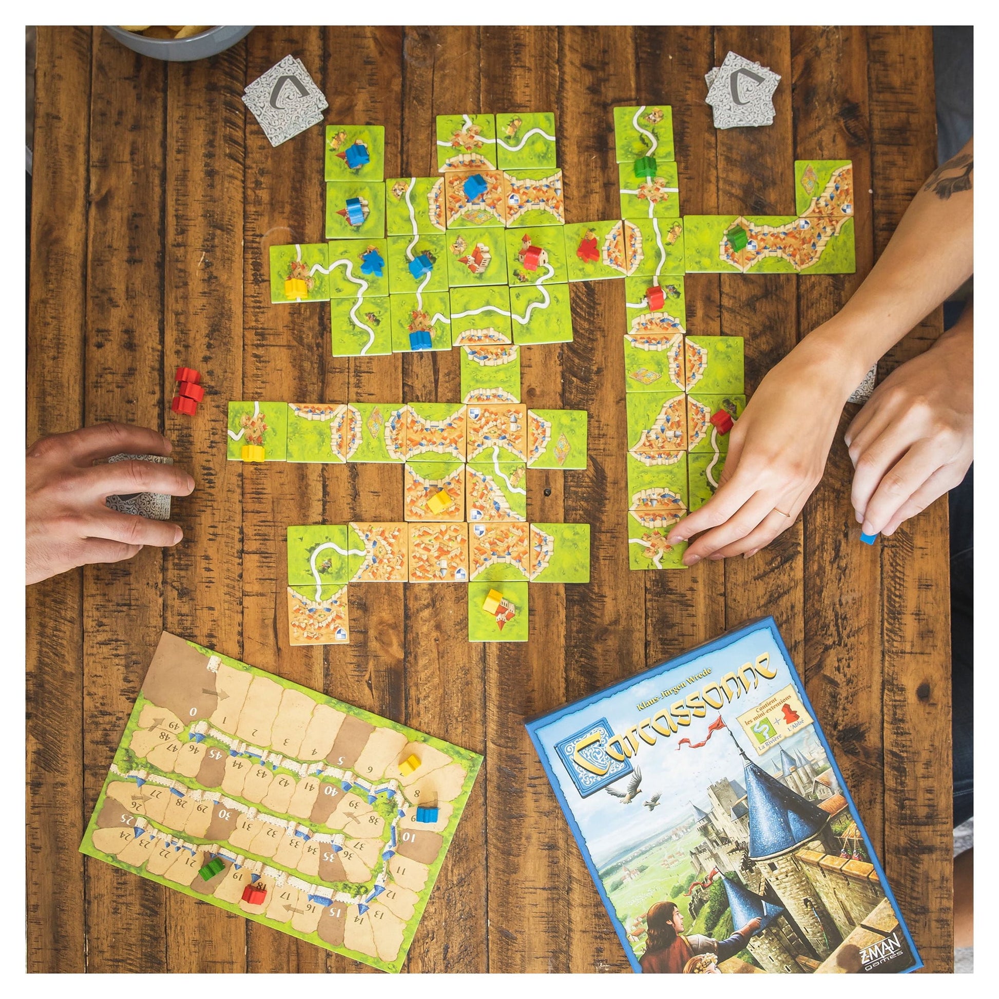 Carcassonne Family Strategy Board Game for Ages 7 and Up, from