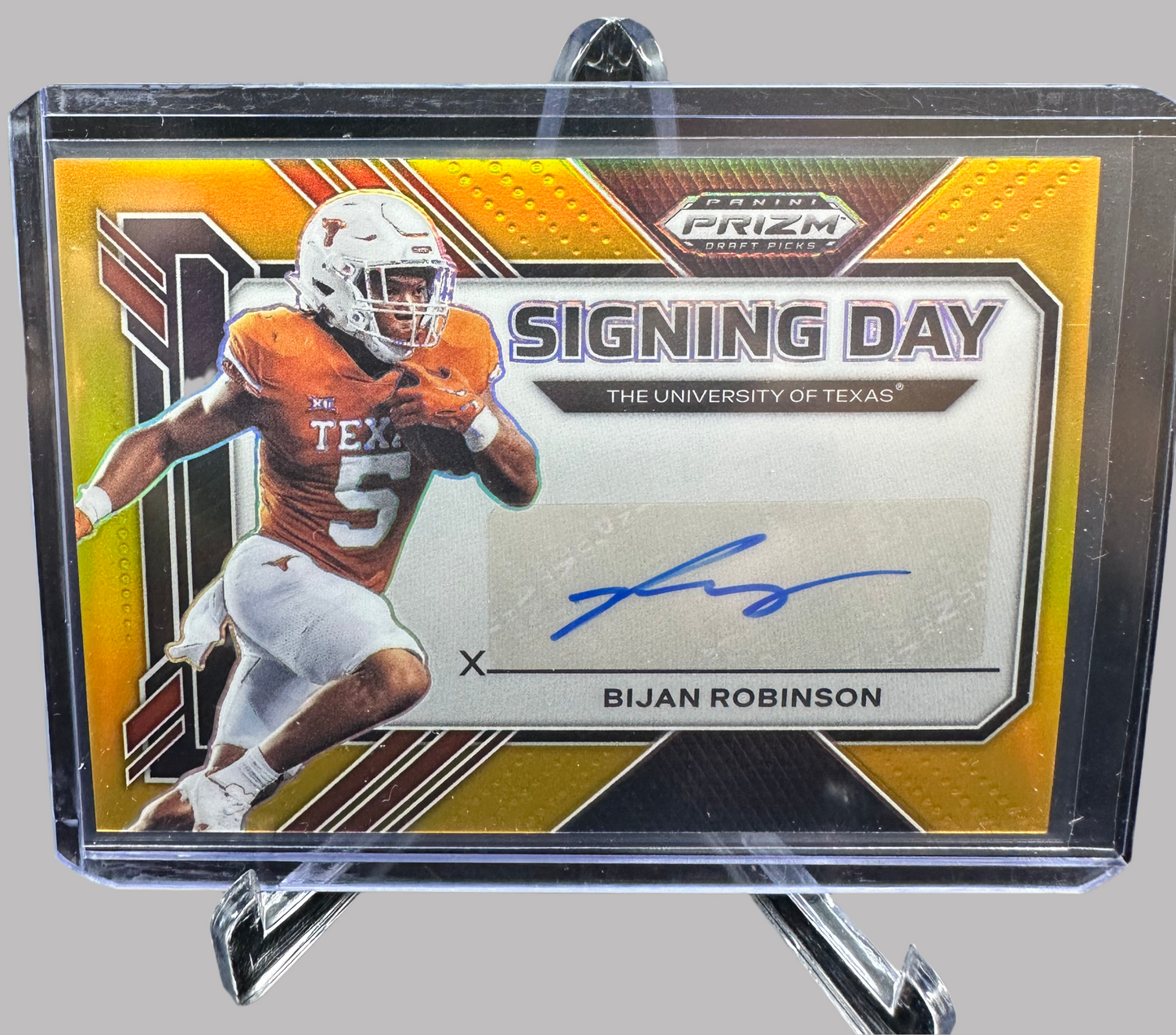 2023 Panini Prizm Draft Picks Football Bijan Robinson /10 Auto