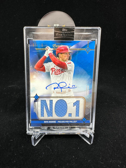 2023 Topps Luminaries Rhys Hoskins Patch Auto /10