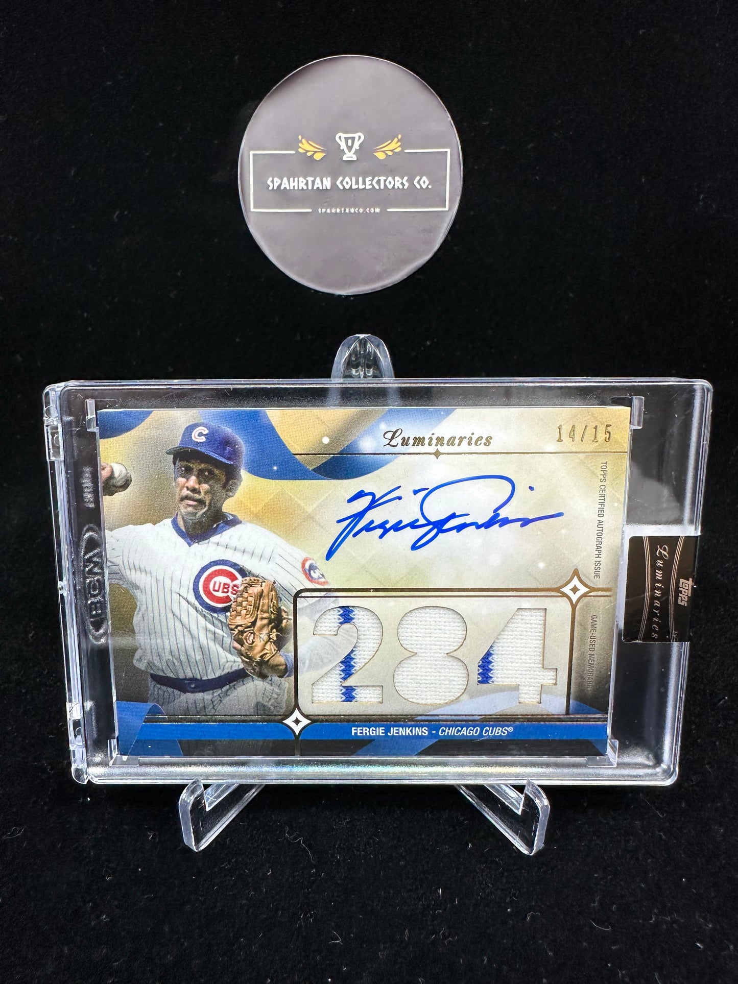 2023 Topps Luminaries Fergie Jenkins Patch Auto /15