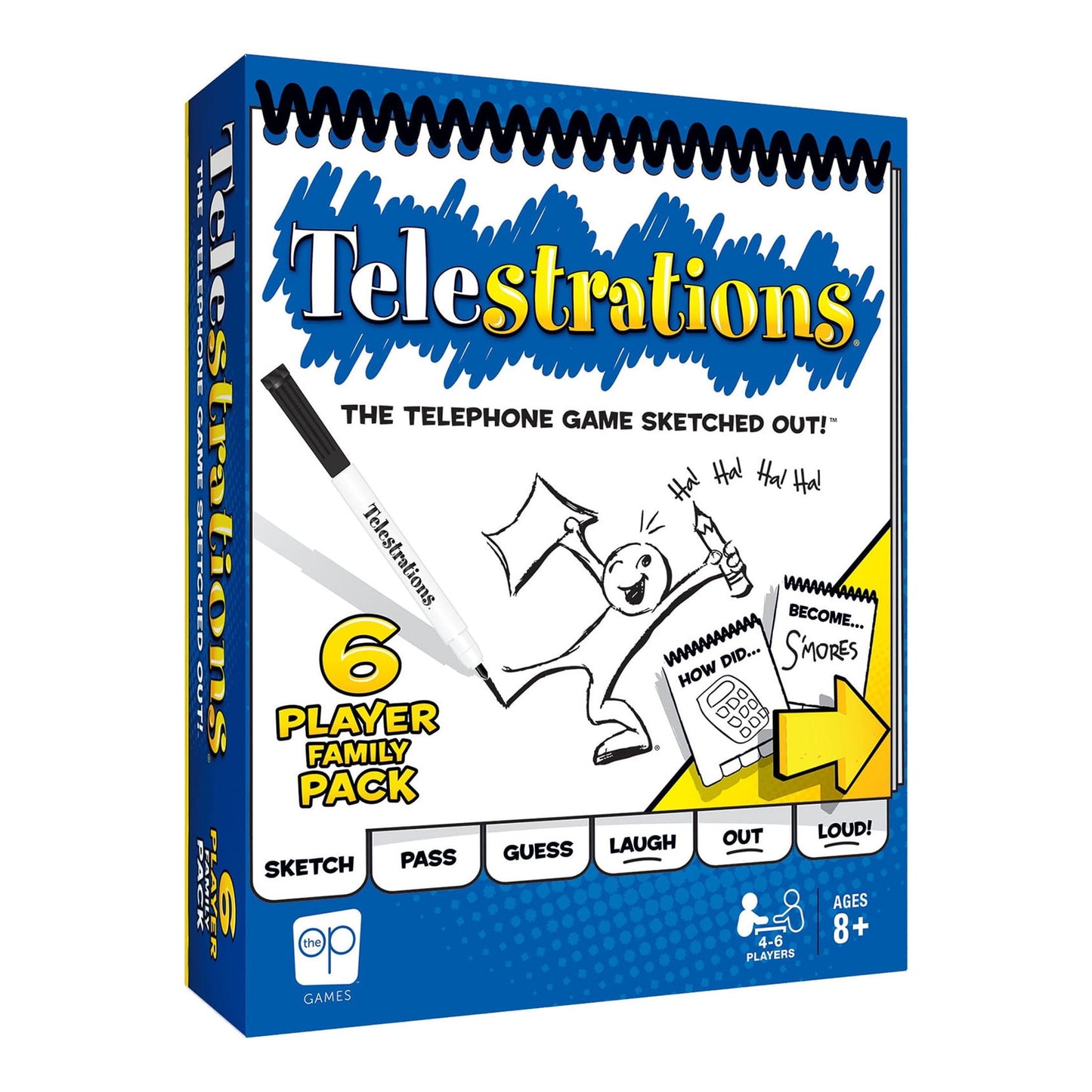 Telestrations 6-Player Family Pack Game for 4-6 Players