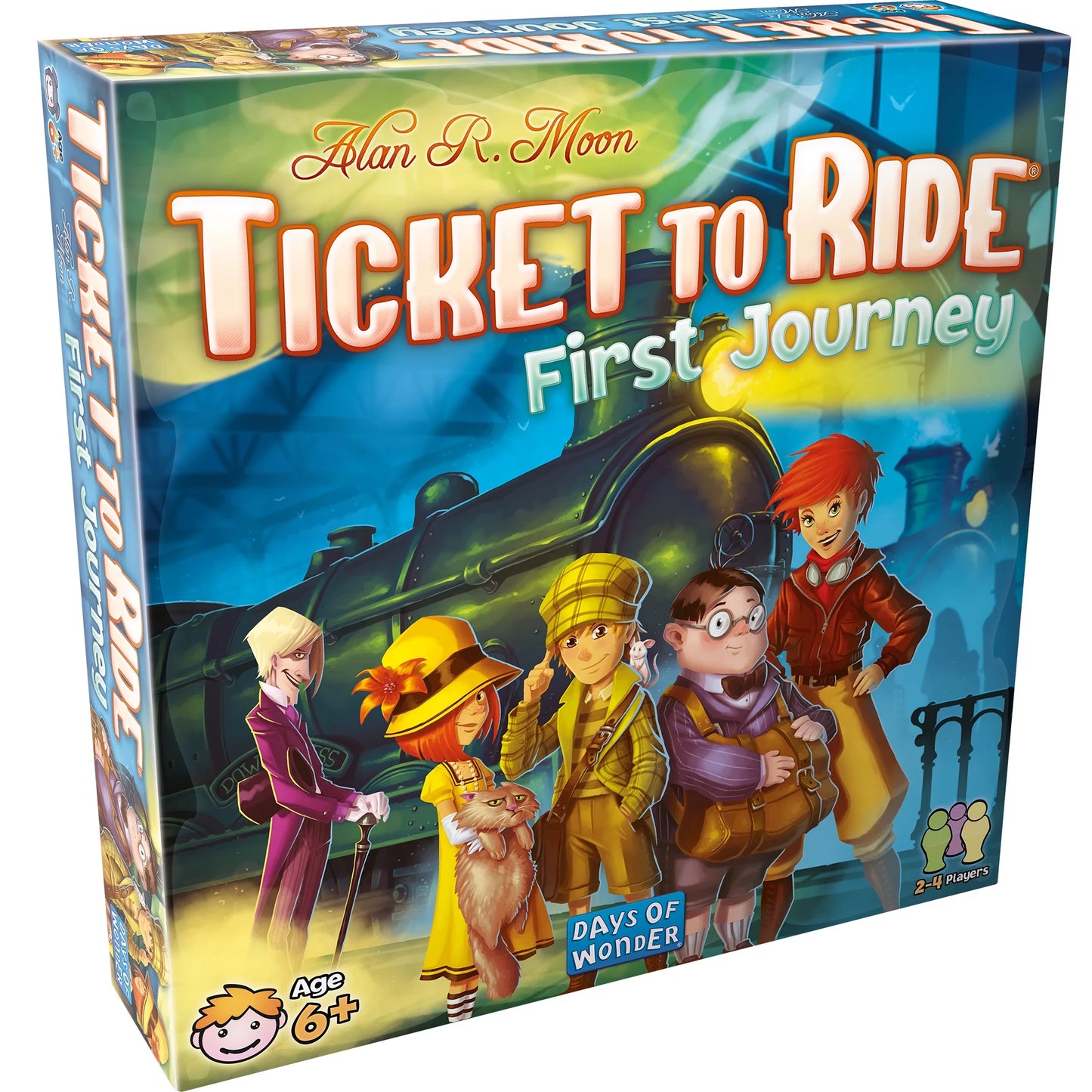 Ticket to Ride First Journey Strategy Board Game for Ages 6 and Up, from